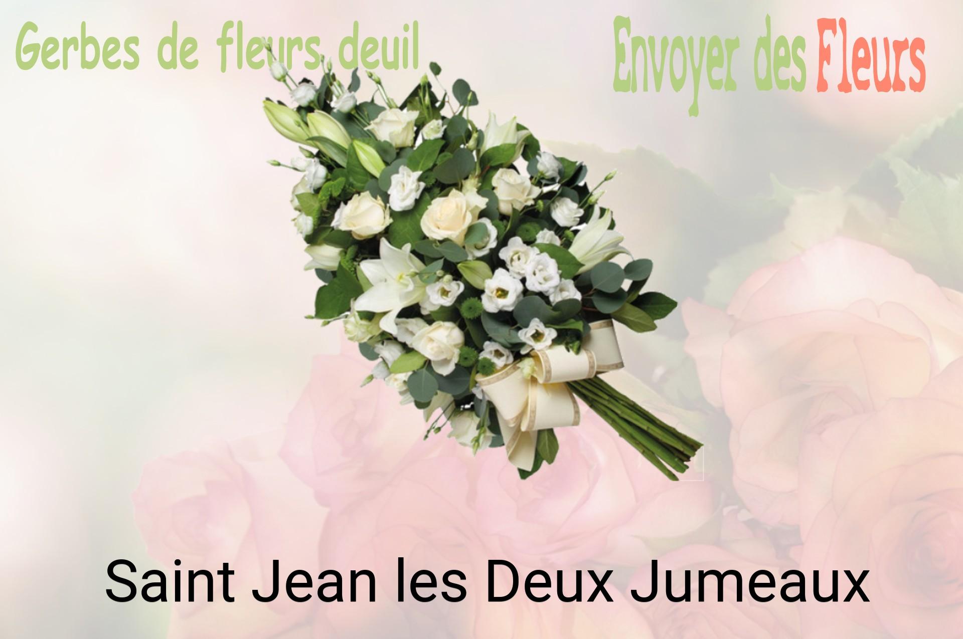 Gerbe de fleurs de deuil livrée à Saint-Jean-les-Deux-Jumeaux